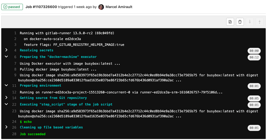 Reusable job attributes in other jobs in GitLab CI/CD with !reference