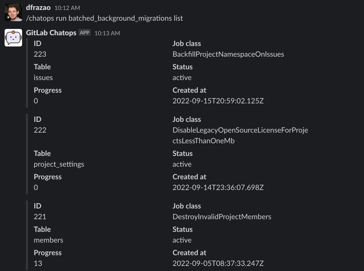 Batched background migrations GitLab