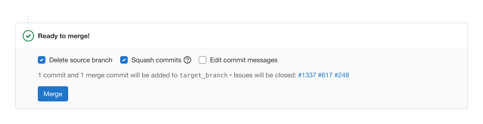 Merge request concepts GitLab