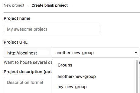 Select group