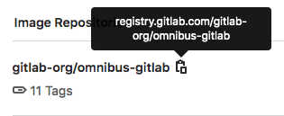 Container Registry image URL