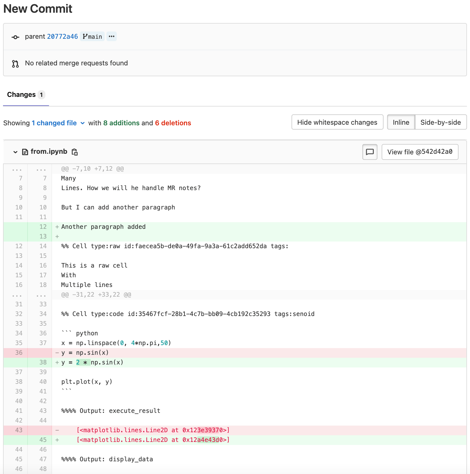 Jupyter Notebook Clean Diff